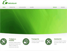 Tablet Screenshot of induglas.com